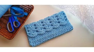 Crochet clutch bag | MirrymasCrafts