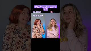POV: your mom learns six seven (six seven song) #moms #shorts #funny