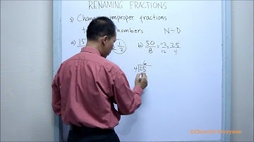 Renaming Fractions3 Example1&2: Class for Everyone