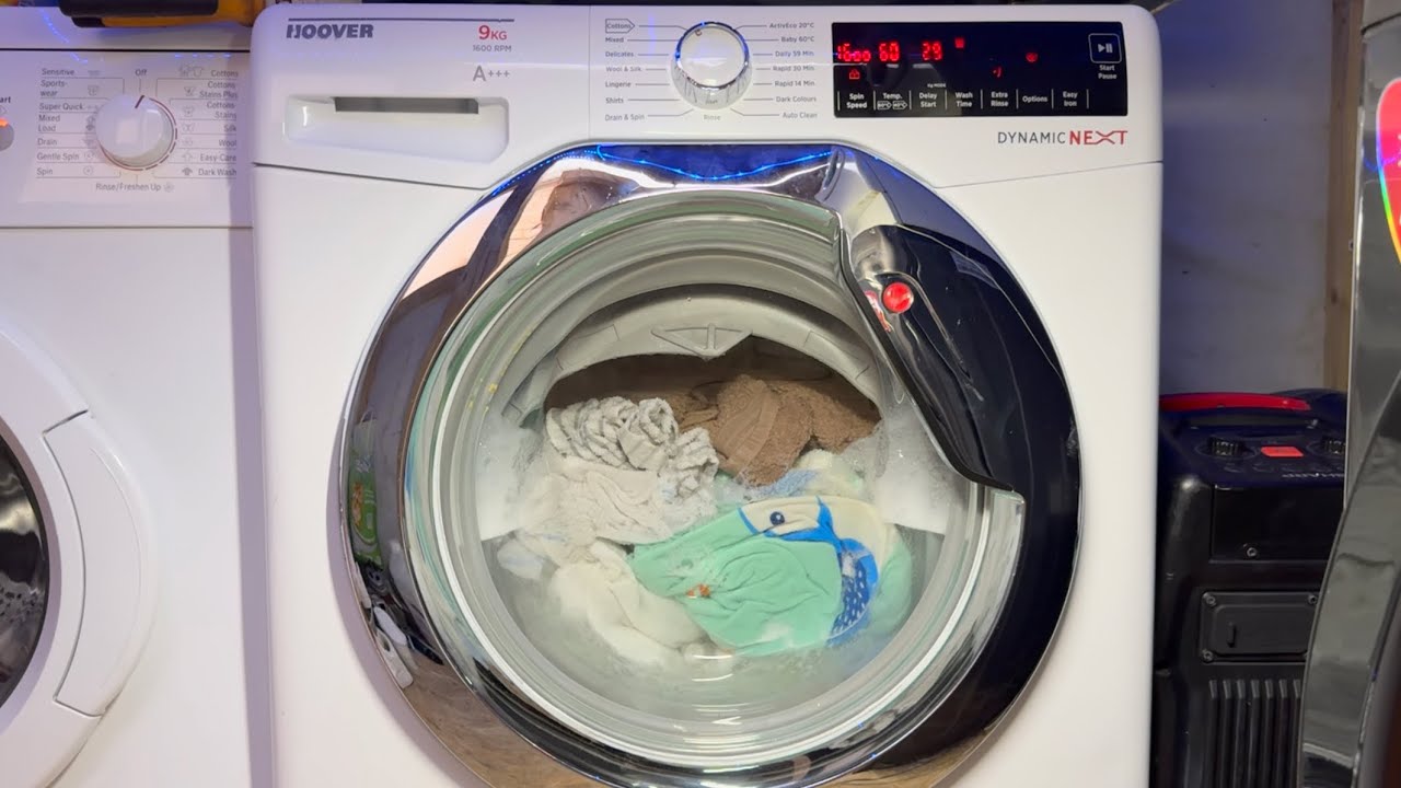 Hoover DXA68W3 (9kg) | Cotton standard 60c full cycle with options