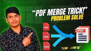PDF Merge करना सीखें 😱 | 3 PDF Ko 1 PDF Mein Combine करें  #viral #explore