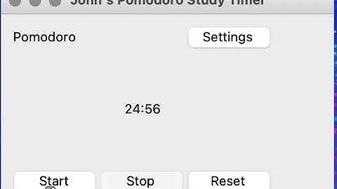 Python Pomodoro Timer App