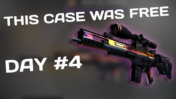 OPENING CASES FOR FREE UNTIL I GET A KNIFE DAY #4