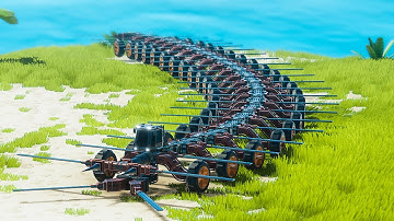 GIANT CENTIPEDE MACHINE, New Machines (Workshop Machines) - Instruments of Destruction Gameplay