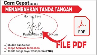 Cara Menambahkan Tanda Tangan Pada PDF Tanpa Aplikasi Tambahan  | Cepat dan Mudah screenshot 5