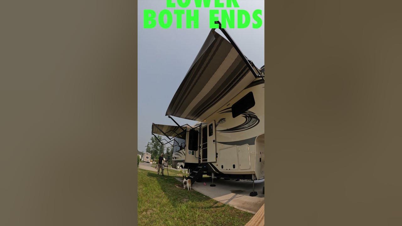 CareFree Compass Awning Adjustment - Short - YouTube