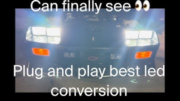 82-92 Camaro/Firebird LED headlight conversion