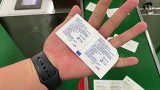 400 pcs/min alcohol prep pads | alcohol wipes | alcohol swabs making machine (SUNY Europe)