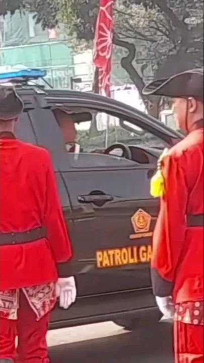 Ketika Mobil Patroli Garnisun Telah Selesai Bekerja dari Acara.. #shorts