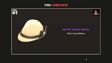 TF2 Unboxing an Unusual Hat From a Festive Winter Crate
