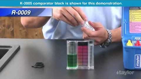 JimSwim.com Testing for Total Alkalinity with the Taylor K-2006 Test Kit