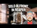 Solo in Front in REAPER