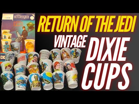STAR WARS DIXIE 紙コップ ヴィンテージ Vintage Box of (100) 4