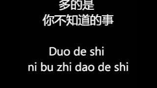 ni bu zhi dao de shi pinyin lyrics - wang li hong
