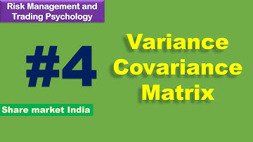 Variance Covariance Matrix for Portfolio !