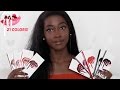 ALL of the Kylie Lip Kits Swatched on Dark Skin | 21 Shades + 11 Dupes| Too Much Mouth