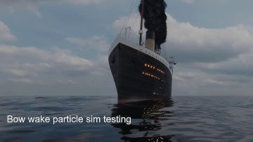 Ocean & Wake Simulation Test 28