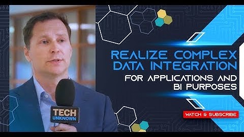How to Realize Complex Data Integration for Applications & BI Purposes
