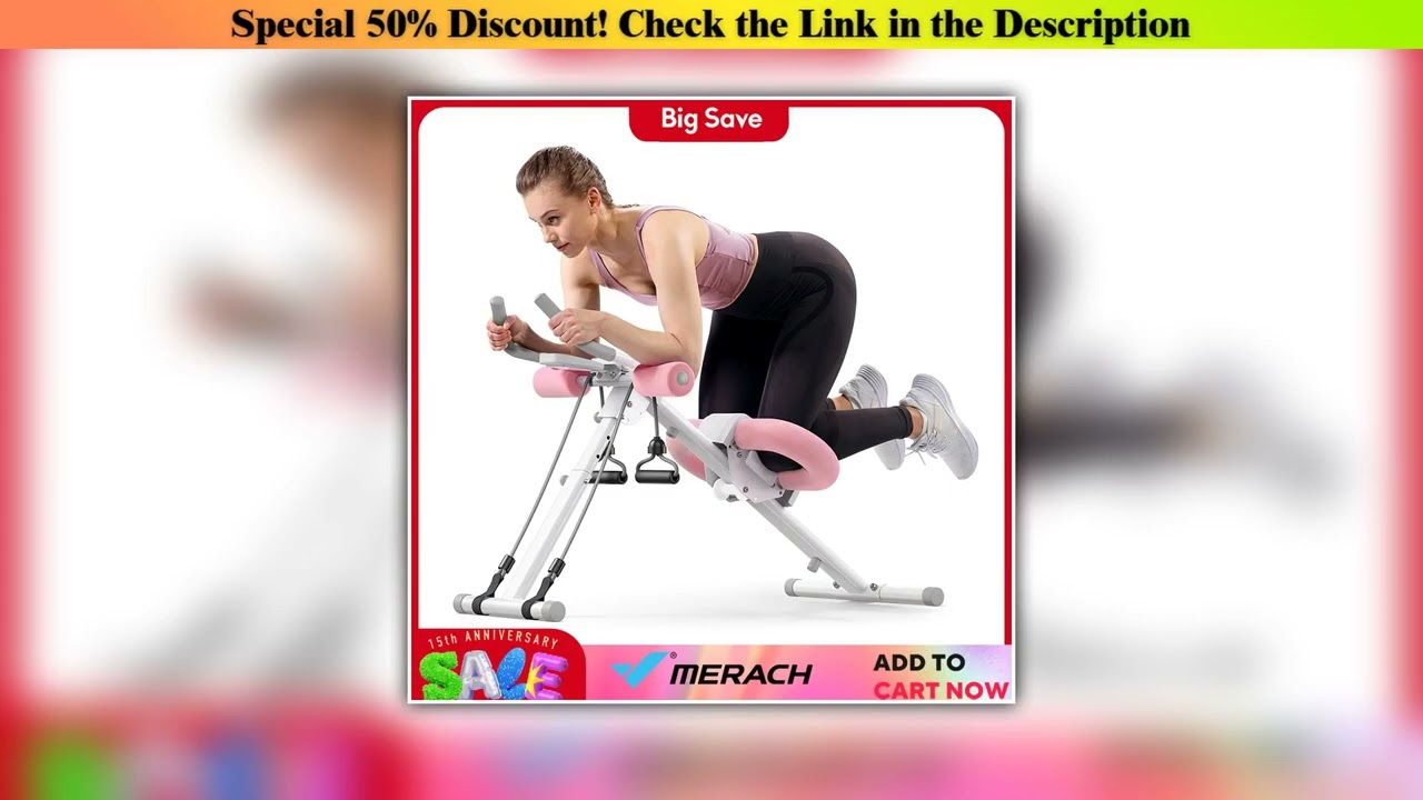 Merach Ab Machine — Best Seller (2025): Merach Ab Machine Adjustable Trainer Workout