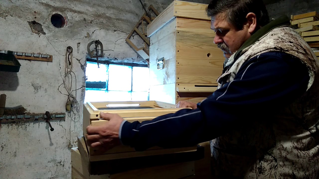 Универсальное сетчатое дно для десятирамочного улья - YouTube