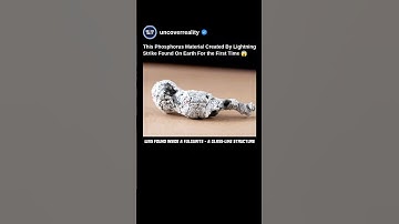 This New Material Created By Lightning Strike Found On Earth For First Time #shorts  #material #tech