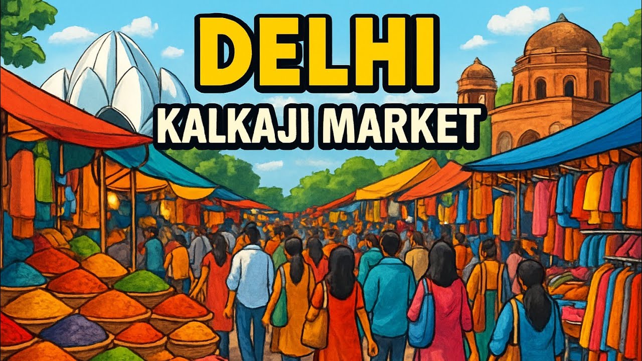 Kalkaji Mandir Market Tour 2025 | Delhi Temple & Street Shopping Vlog