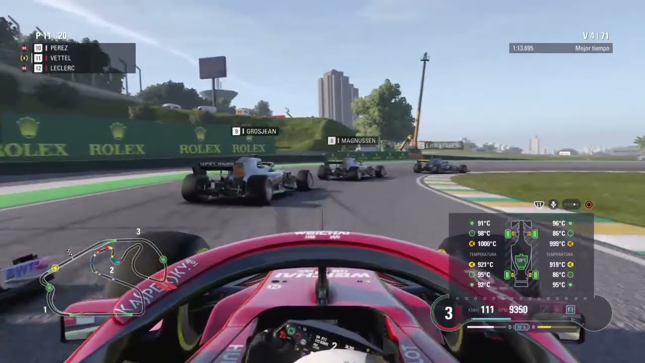 F1 2018 - 100% Race in Sao Paulo, Brazil with Vettel, Ferrari
