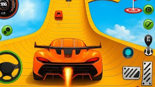 Mega Ramp Monster Car Racing 3D - Extreme Car Stunts - Android Gameplay screenshot 4