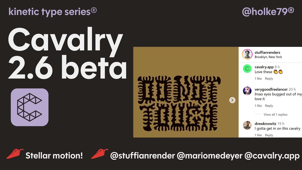 KTS® - Cavalry 2.6 Beta - Stellar motion!