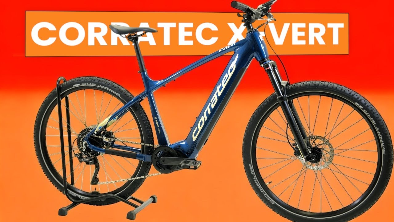 Corratec E-Power X-Vert CX7 LTD Gent (blue/gold) 2024 - YouTube