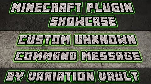 Minecraft Bukkit Plugin - Custom Unknown Command Message - set a new message