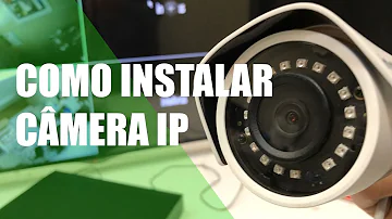 Como instalar câmeras NVR?