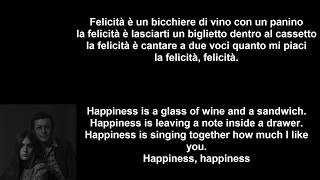 Felicità (Al Bano & Romina Power) with English and Italian Lyrics Resimi