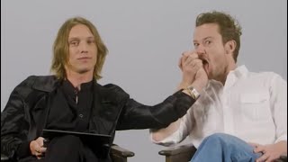 the stranger things cast being chaotic on the season 4 press tour (part 2)