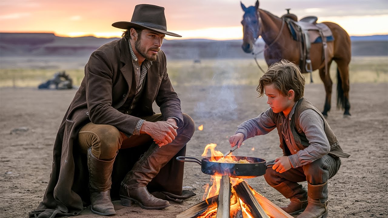 Ковбой сказал: «Ты можешь разделить со мной огонь, мою еду или моё одеяло» — Потерянный мальчик в...