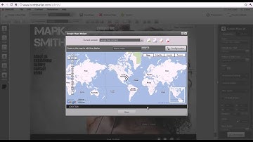 how to add google maps widget.avi