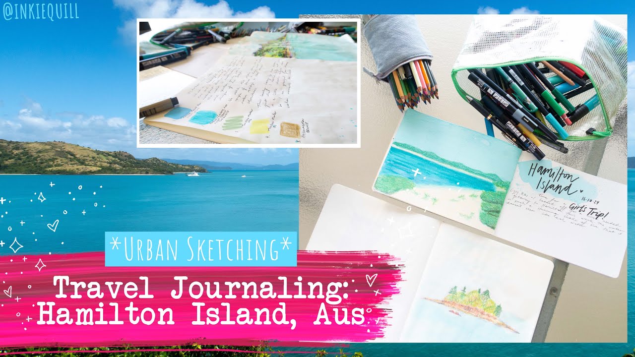 Art Journaling on Holiday // VACATION URBAN SKETCHING