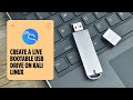 How To Make Live Bootable Pendrive on Kali Linux | How To Make USB Bootable with Persistence