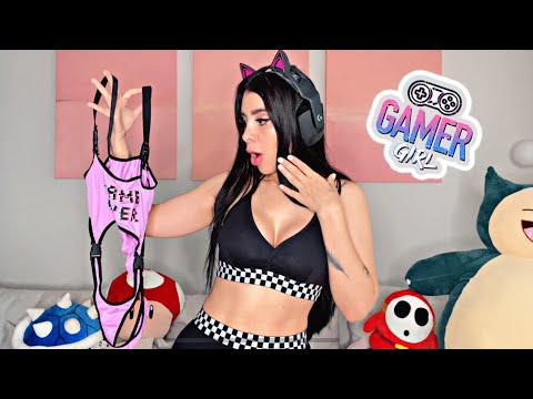 PROBANDO ROPA DE CHICA GAMER DE LA PAGINA CHINA!! 🔥 | MACHIKAYT