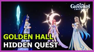 Golden Hall Ship Hidden Quest - Moon Sisters & Zibai | Genshin Impact 6.7