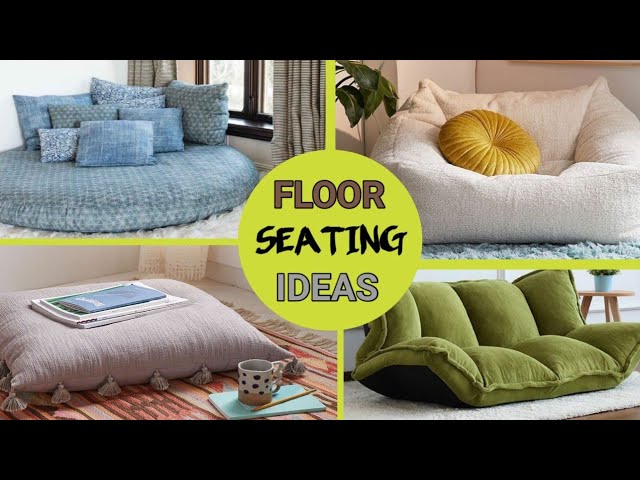 90+ Floor Seating Ideas for Modern Living Room