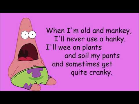 Funny English Poem When I'm Old (short English poem with lyrics) - YouTube