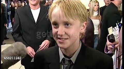 TOM FELTON AT THE PREMIERE OF HARRY POTTER AND THE PHILOSOPHER