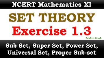Set Theory Exercise 1.3