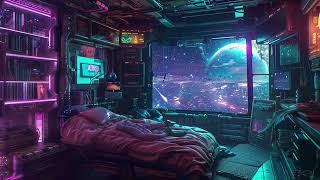 Deep Space Sleeping Quarters | White and Grey Noise | Relaxing Sounds of Space Flight