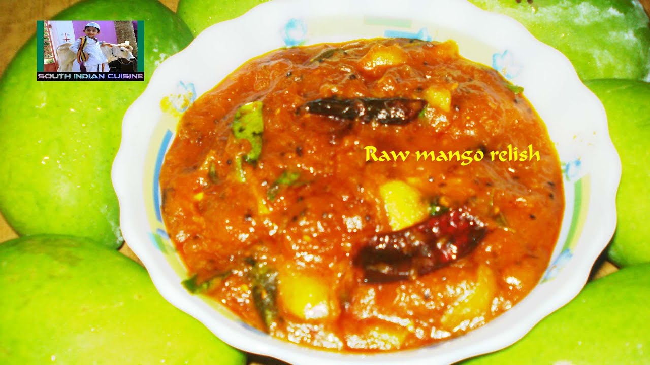 South Indian Mango Relish | South Indian Cuisine