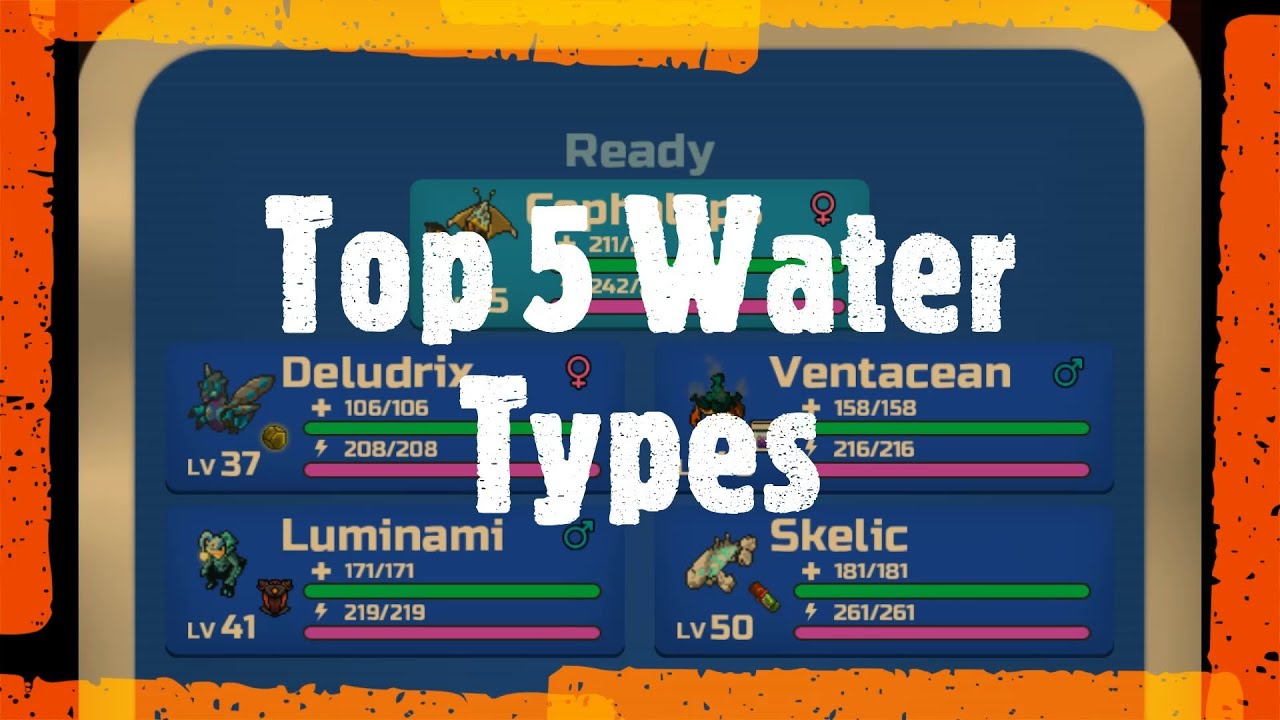 Top 5 Water Types in Loomian Legacy 