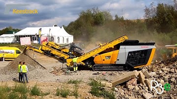 Keestrack R3e, full hybrid crusher with plug-in function