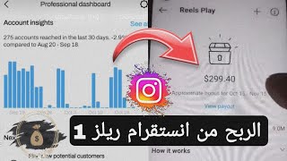 الربح من ريلز انستقرام