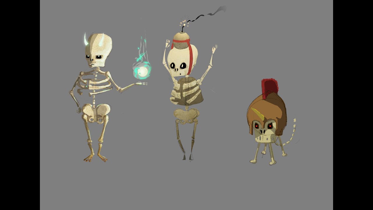 Concept art session ★CHARA design CUTE LITTLE SKELETON★